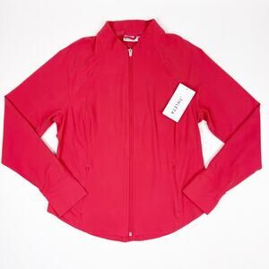 NWT Athleta Salutation Jacket Lychee Red XL